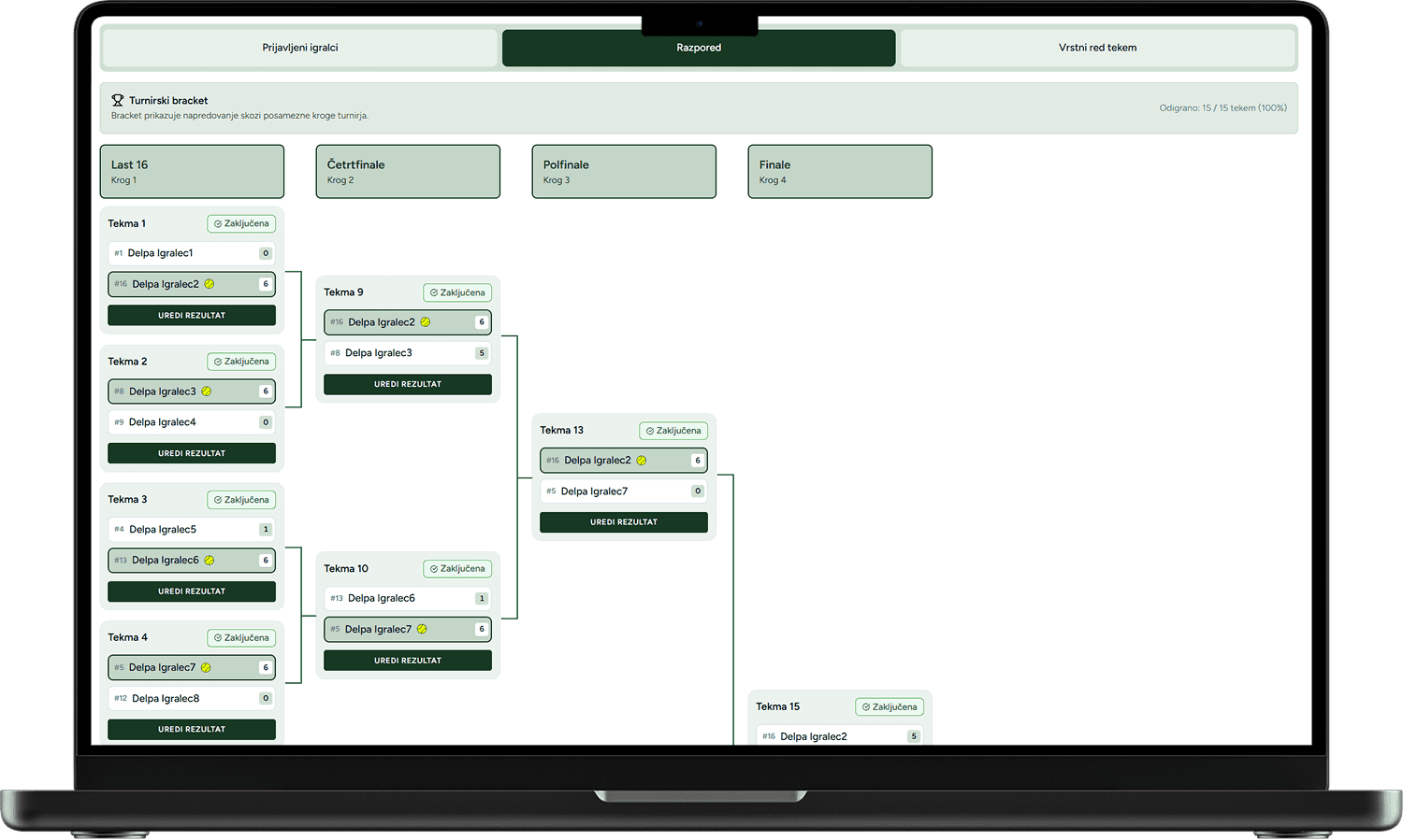 Play tournaments and find partners for the game